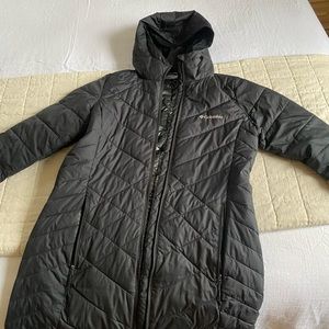 Columbia Women’s medium long hooded jacket